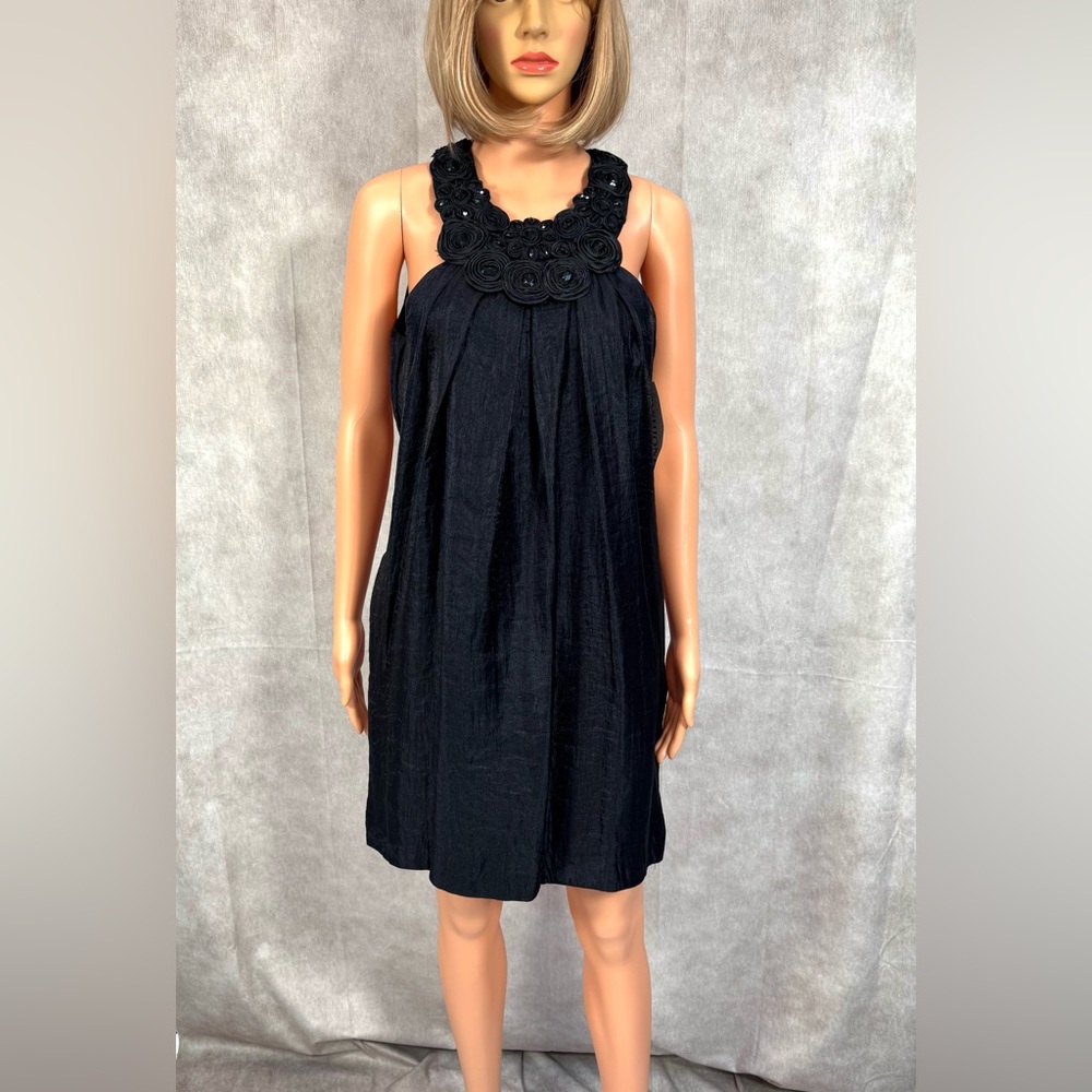 NWT - Alexia Admor Black Halter Embellished Mini Dress